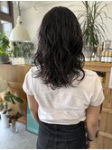 セミロングパーマ！