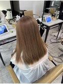 シアーベージュミルクティーレイヤーくびれヘアケアブリーチ所沢