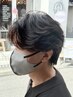 【学割U24】メンズカット+フェザーパーマ￥15400→￥10450
