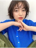 kico☆グレーベージュ×チャコールグレー×ボブショート