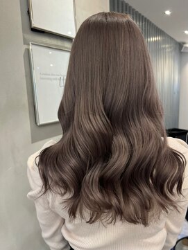 ジーナ 船橋(Zina) 髪質改善*ロングレイヤーグレーベージュ*美髪【Zina船橋】