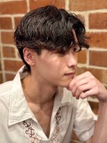 ヒロギンザバーバーショップ 新宿店(HIRO GINZA BARBER SHOP) スパイラルセンターパート