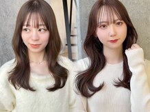 ミリ(mm)の雰囲気（【大人可愛い垢抜けヘア】最旬のトレンドレイヤーカット◎#前髪）