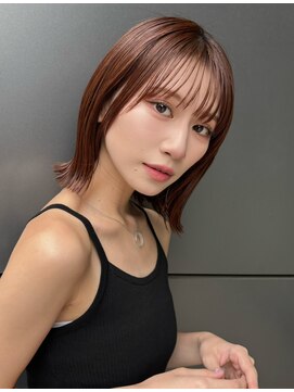 トルネード(TORNADO) 切りっぱなしボブシースルーバングストレート小顔t926