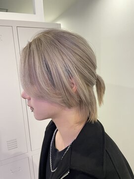 エモい伸ばしかけメンズカラー