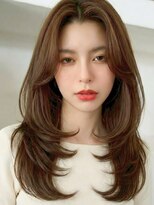 ケーツーナゴヤ(K two NAGOYA)&nbsp;顔周りカット/ハッシュカット/大人レイヤー/ラテブラウン