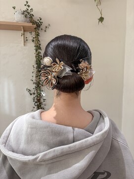 ゼスト 中野店(ZEST) 【ZEST中野/イチカ】成人式ヘアセット/タイトシニヨン