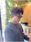 men's/メンズ/スパイキーショート/フェード/ニュアンスパーマ