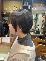 ロータスヘアーデザイン(Lotus Hair Design)&nbsp;【lotus下枝】大人可愛いショート/耳かけショート/丸みショート
