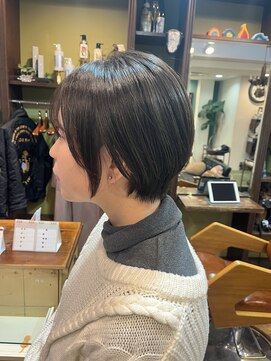 ロータスヘアーデザイン(Lotus Hair Design) 【lotus下枝】大人可愛いショート/耳かけショート/丸みショート