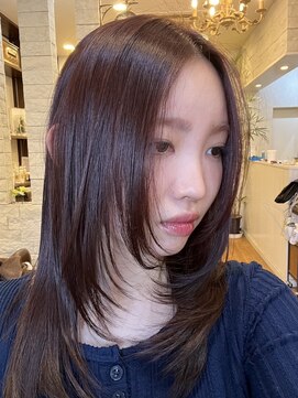 フェリーチェ(FELICE) レイヤースタイル、赤系カラー