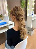 ゆるふわローポニー【横浜/ヘアセット/着付け/ヘアメイク】