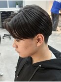 MEN’S HAIR/千葉駅/センターパート/曲がる縮毛矯正/齊藤大樹