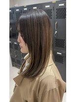 ロウ 町田(ROW)&nbsp;大人かわいいくびれミディラベンダーインナーカラー