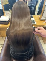 サラビューティーサイト 九大学研都市店(SARA Beauty Sight)&nbsp;透明感マロンベージュ10代／20代【髪質改善ケアカラー】