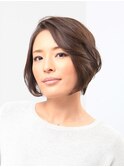 小顔効果UP!!ショートボブ