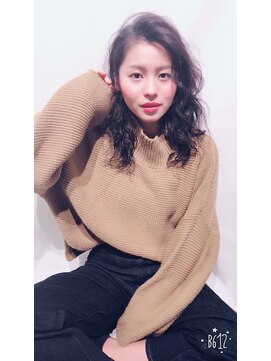 美容室 パルス 静岡鷹匠店(PALS) 大人かきあげバングフェミニン