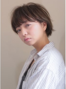 キース ヘアアンドメイク 恵比寿(kith. hair&make) kith.本田×シンプル耳かけマッシュ