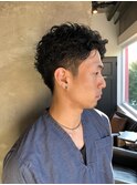 ワイルド系ランダムパーマ