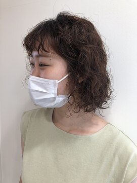 グリーン 渋谷(green) ボブ×ウェーブパーマ