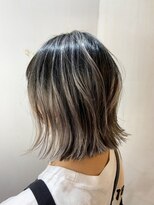 ヘアサロンエム 渋谷店(HAIR SALON M) クールショート/ボブルフ/ピンクベージュ/シルバーカラー