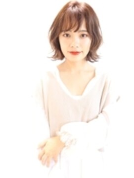 ワールドビューティビバルト 宝塚店(WORLD BEAUTY VIVALTO) 30代40代50代マッシュウルフミルクティベージュ_シースルー