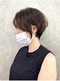 大人ショートボブ/ショートヘア/イルミナカラー/前髪あり[調布]