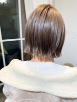 ネオリーブアイム 横浜西口店(Neolive aim)&nbsp;あご下切りっぱなしボブ★マロンベージュ