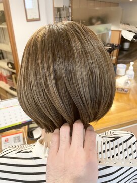 松本平太郎美容室 立川店 【立川 グレージュカラー ハイライト30代40代50代60代◎】
