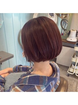 トワイロ(TOWAIRO) ブリーチ無しピンクショートボブ