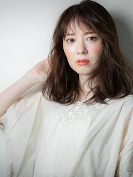 モッズヘア 越谷(mod's hair) グレージュアッシュくせ毛風ヘルシースタイルv越谷30代40代50代