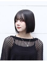 マティスヘアーデザイン 木更津店(matiz hair design) 切りっぱなしパツっとボブ