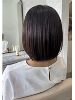 ナチュラアヴェダ(naturA AVEDA)&nbsp;縮毛矯正　ストレートヘア　ボブ　ミディアム