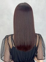 アイティーバイアルバム 藤沢店(IT by ALBUM)&nbsp;モカブラウン_グレーベージュレイヤーロング前髪パーマ_ba467841