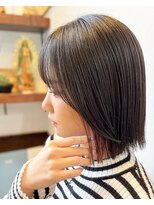 サーティーン(THIRTEEN) シンプルボブ・インナーカラー楽しみませんか?(^^) 20代