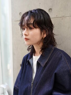 ニコ トウキョウ 渋谷(nico TOKYO) ニュアンスパーマ/切りっぱなしボブ/ミディアム