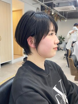 トト 船橋店(toto.) ピンクブラウン切りっぱなしボブ美髪くびれレイヤー小顔[西船橋]