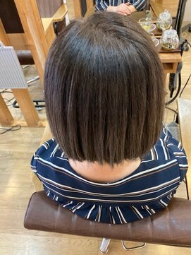 グランバイ アトリエドングリ(Grand × AtlierDonguri) お客様髪質改善データ1185(ノンジアミンカラー)