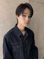 ダークアッシュ/アッシュブラック/カルマパーマ/ベリーショート