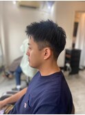 MEN’S HARE アッシュブラックベリーショート