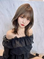 クム(kumu) 【kumu】レイヤーミディ/アッシュブラウン/栄/名古屋/髪質改善