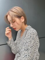 トルネード(TORNADO) 海外ヘア カーテンバング ベージュボブ フェイスレイヤー t10/27
