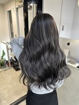 エトラ 渋谷店(etora)&nbsp;小顔 ネビージュグレージュハイライトカラー◎