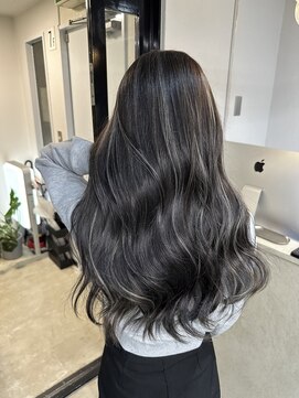 エトラ 渋谷店(etora) 小顔 ネビージュグレージュハイライトカラー◎