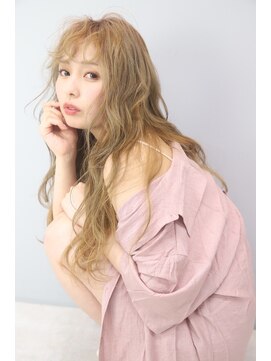 ドロシー 郡山桑野店(Dorothy) ダブルカラー外ハネボブインナーカラーハイライトケアブリーチ