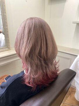 ニュイ 高槻 阪急茨木店(nui) 黒髪ボブルフネビージュ小顔ワンレンスペインカール