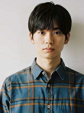 スー(suu) ソフトツーブロックマッシュ耳だし爽やか時短スタイリング