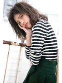 くびレイヤーエモージュふんわりカール20代30代40代◎美髪