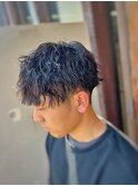 ツイストスパイラルメンズパーマメンズマッシュ高松