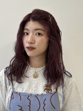 アーチバイケンジ(arch by kenje) ブリーチなしダブルカラー/暖色カラー/ピンクラベンダー